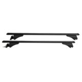 ΜΠΑΡΕΣ ΟΡΟΦΗΣ ΑΛΟΥΜΙΝΙΟΥ ΜΑΥΡΕΣ 135 cm NG-AF02/135B UNIVERSAL ΜΕ  ΚΛΕΙΔΑΡΙΕΣ 2ΤΜΧ
