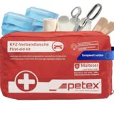 ΦΑΡΜΑΚΕΙΟ AYTOKINHTOY  PETEX Με Πιστοποίηση Din 13164-2022 ΜΕ 16 ΕΙΔΗ